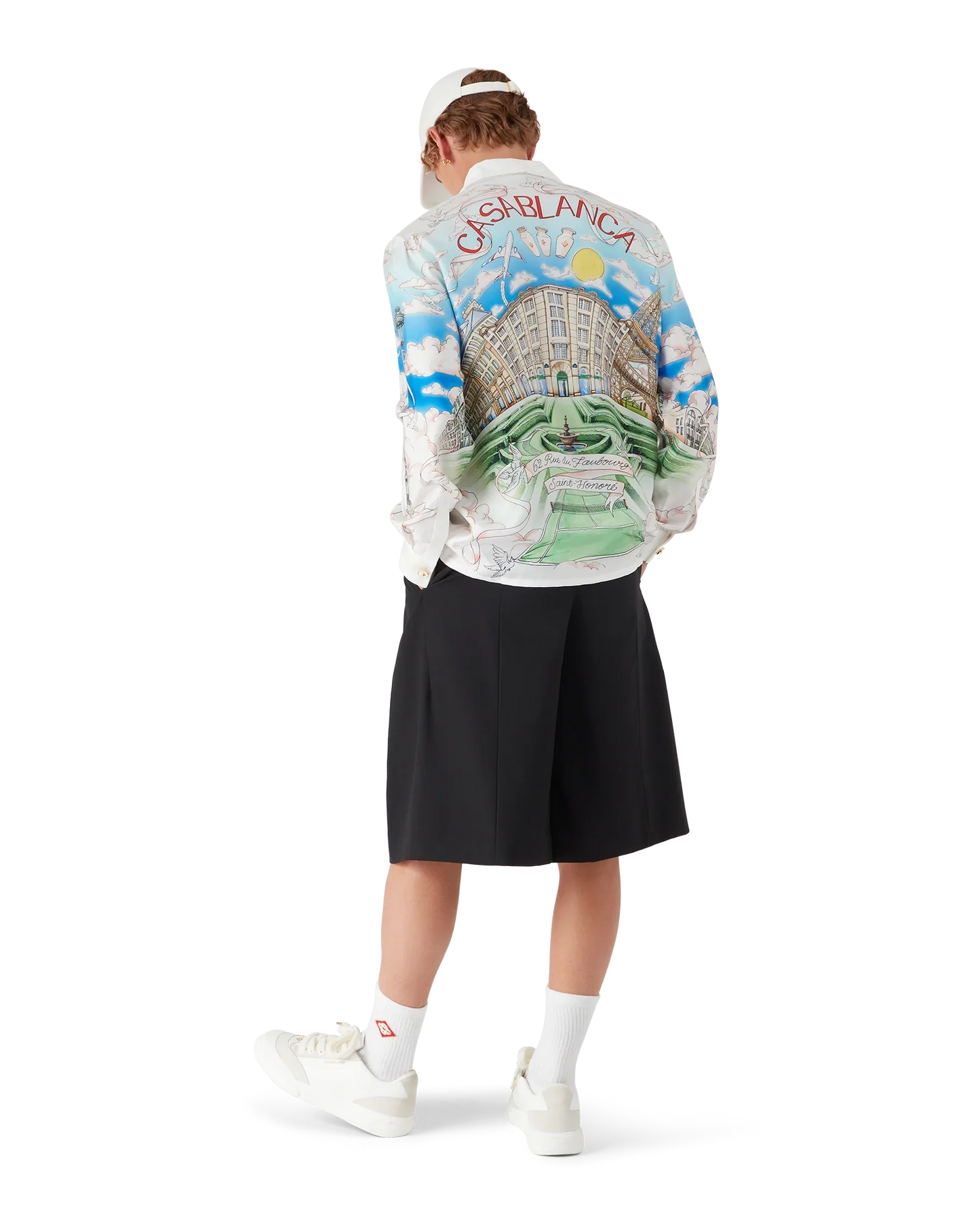 Paris Store Long Sleeve Silk Shirt