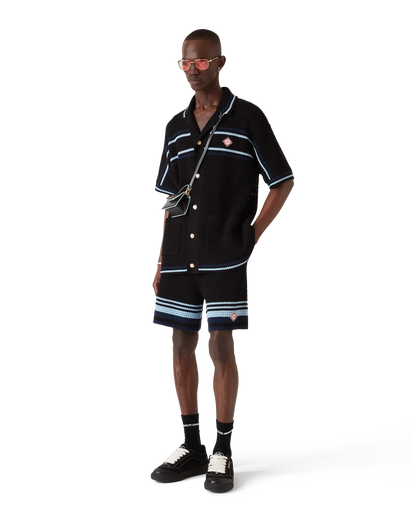 Tennis Cotton Crochet Shorts