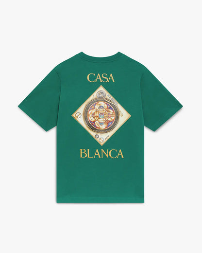 Green Plafond Orne De Musique Short Sleeve T-Shirt