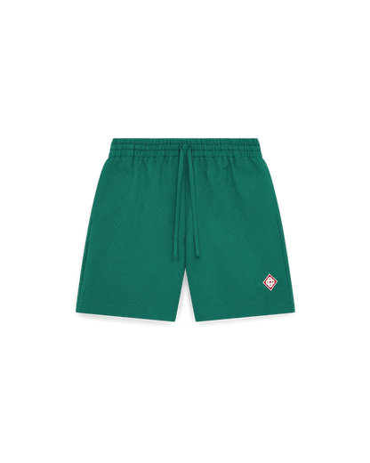 Cotton Monogram Jacquard Shorts