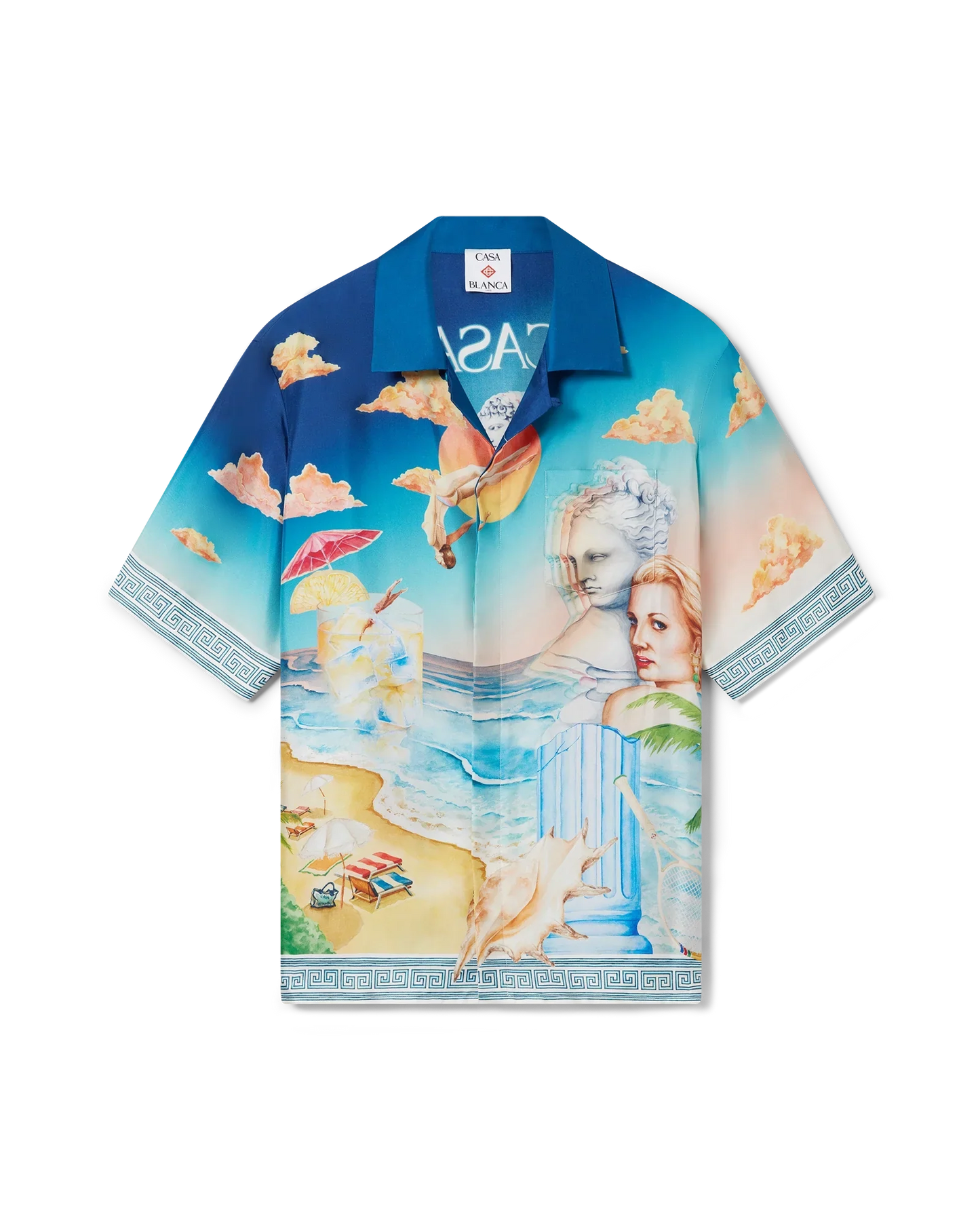 Le Plongeon Short Sleeve Silk Shirt