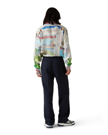Le Passage Long Sleeve Silk Shirt