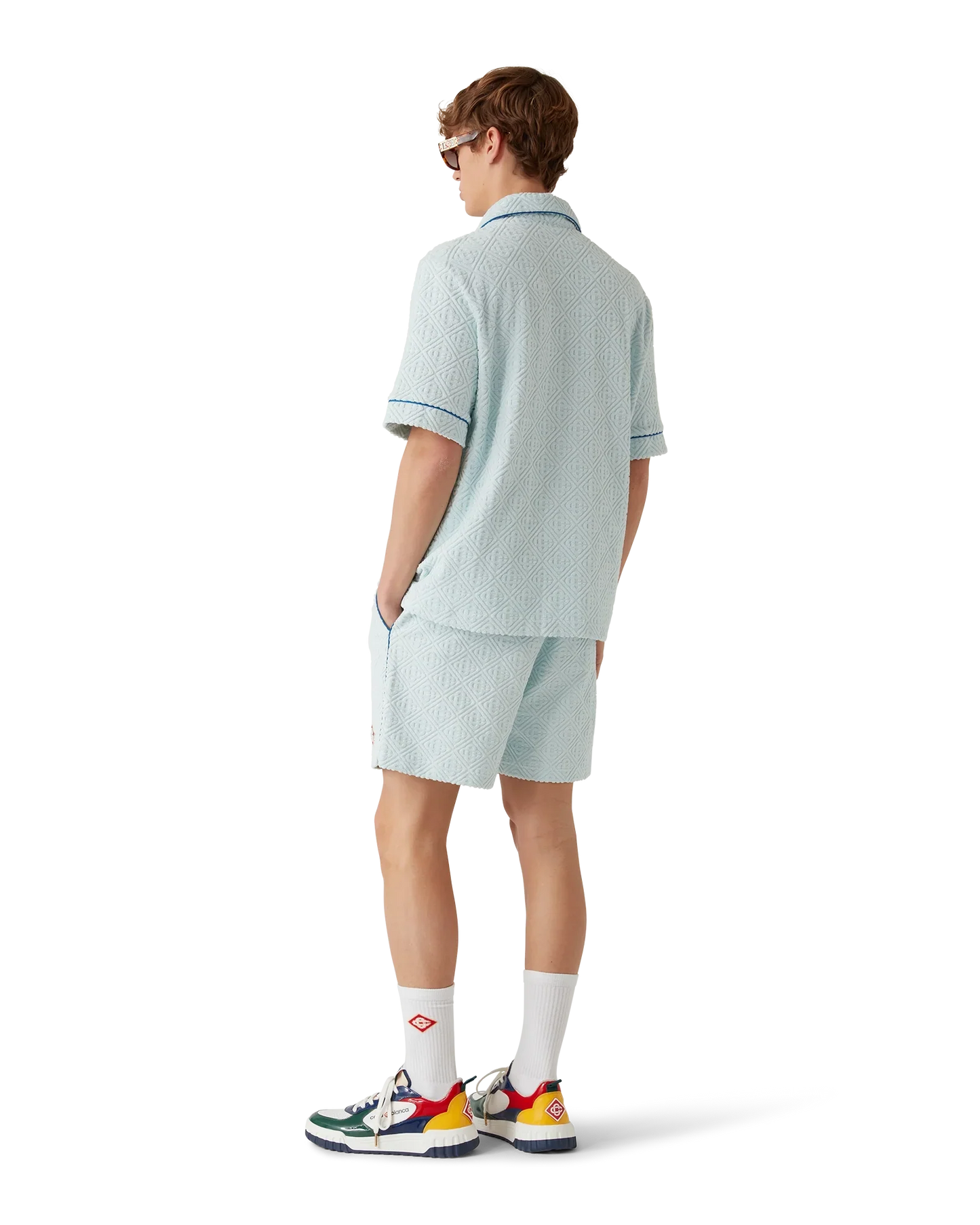 Monogram Towelling Short Sleeve Shirt