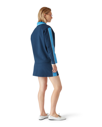 Punto Polo Collared Sweatshirt