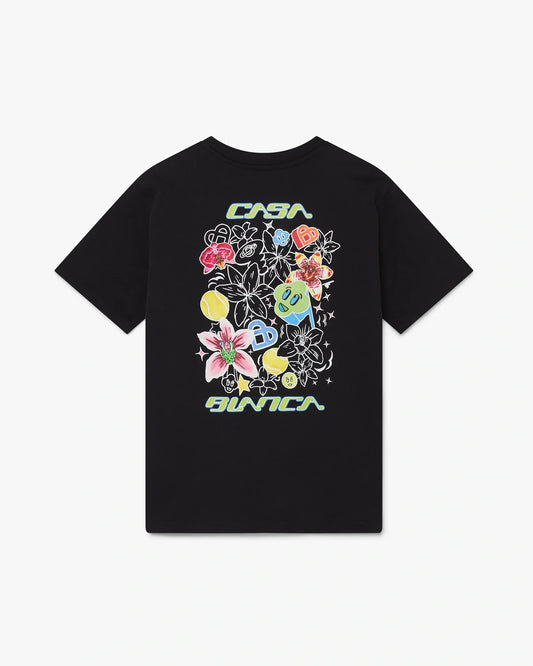 Black Graffiti Short Sleeve T-Shirt